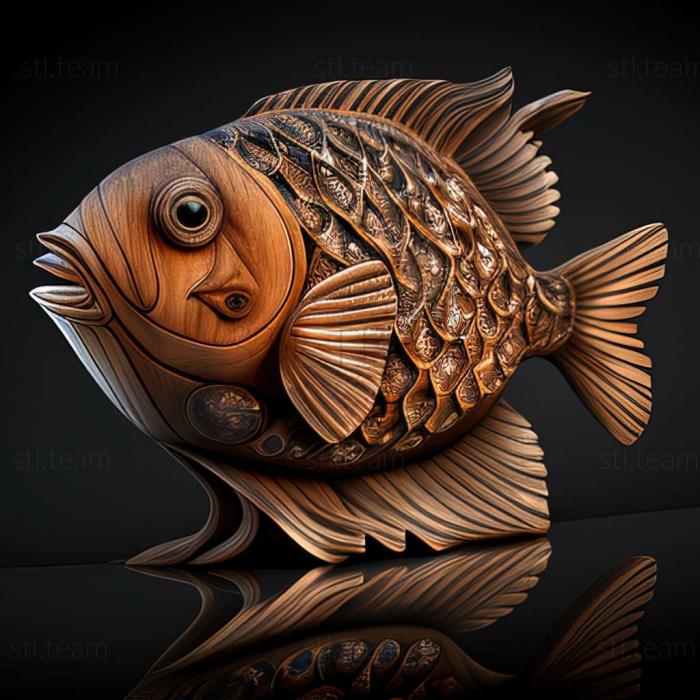 3D model Shell agassiz fish (STL)